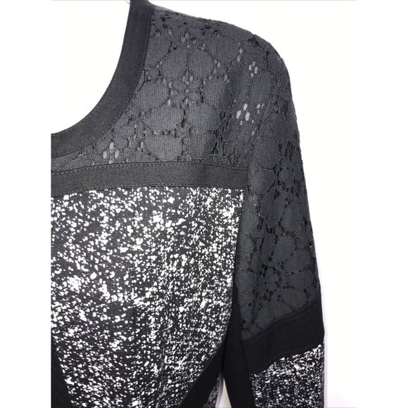 Woman's Cato Lace Scoop Neck Long Sleeve Full Zip Blazer Sz 2. Under lining - Picture 6 of 10